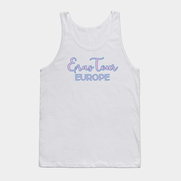 Eras Tour Europe Tank Top by Likeable Design